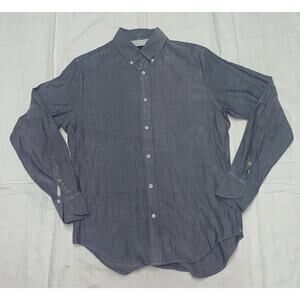 Rag And Bone Mens Button Down Shirt Size S Color Gray Long Sleeve